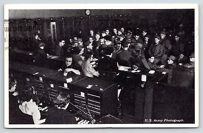 Camp Kilmer NJ~US Army Telephone Center Operators Switchboards~Military Mail '53 • $11