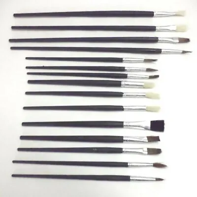 Paint Brushes Set For Model Trains A N O Oo Tt Z Ho Gauge Fine Precision Detail • £2.96