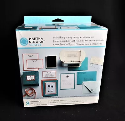 Martha Stewart Crafts Self Inking Stamp Designer Starter Kit - New Sealed  • $15.99