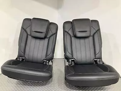 13-16 Mercedes GL450 X166 Pair 3RD Row Power Fold Leather Seats Anthracite 101A • $800