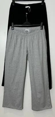 Asos Maternity Pyjama Pants 2 Pack Cotton Mix Jersey Straight Leg Size 10 New • £12.50