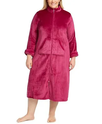 Miss Elaine Womens Fleece Long Zipper Robe Size 2X • $84