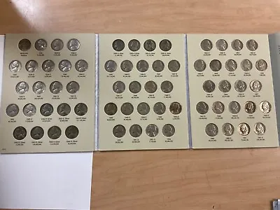 Jefferson Nickels Set 1938 - 1961  In NEW H.E. HARRIS Folders; Full Set • $65
