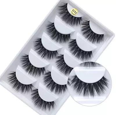 3D Mink Reusable False Eyelashes  • £3.99