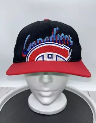 Vintage CCM Montreal Canadians Big Logo American Needle SnapBack • $64.70