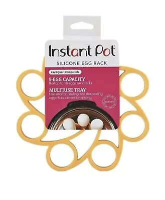 Instant Pot Official Silicone Egg Cooker Rack Compatible 6-quart 8-quart 9-Egg • $8.99