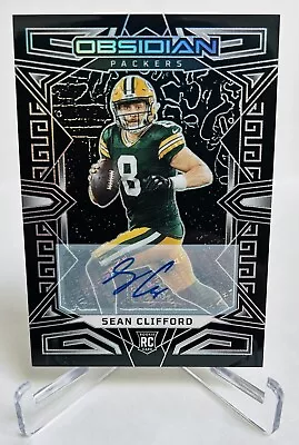 2023 Panini Obsidian Sean Clifford Rookie Auto #137 - Green Bay Packers • $1.99