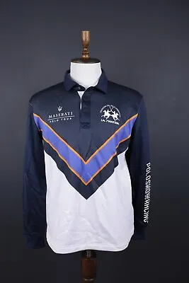 La Martina Maserati Polo Tour Long Sleeve Polo Shirt Size XL • $106.24