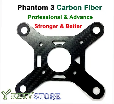 $16.41 • Buy DJI Phantom 3 Professional Adv Camera Vibration Absorbing Board Carbon Fiber USA