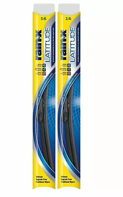 2 Pack 4 Wipers Rain-X Latitude 8 In 1 16  Windshield Wiper Blade • $14.95