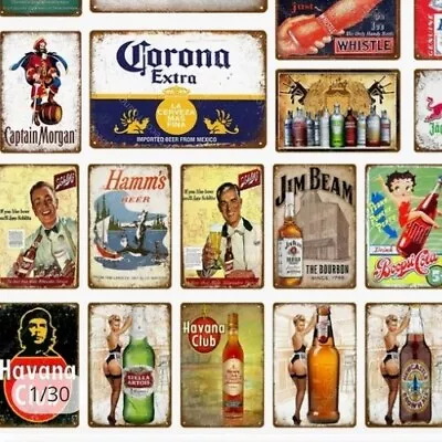 Assortment Of 10 Beveridges Metal Sign Tin Retro Plaque Garage Bar Pub Man Cave • £14.99