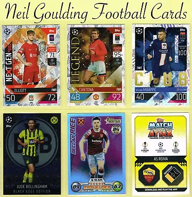 Topps Match Attax 2022-23 ☆ UEFA CLUB COMPETITIONS ☆ Football Cards #251 To #500 • £16.49