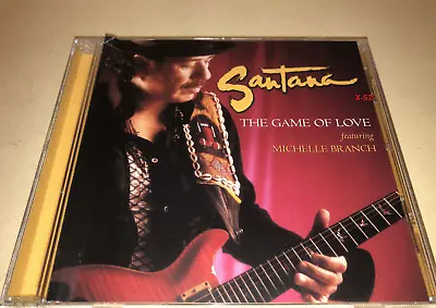 Santana CD Hit Single The Game Of Love Featuring Michelle Branch Promo 1 Track • $19.99