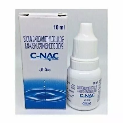 C-NAC Eye Drops N-Acetyl-Carnosine Eye Drops - 10 Ml Pack Of 2 • $15.96