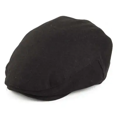 Failsworth Hats Melton Flat Cap - Black • £29.95