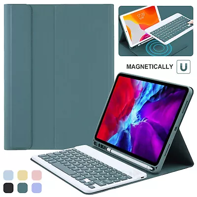 For IPad 10/9/8/7th Gen 10.2  10.9  Keyboard Case Stand Cover W/ Mouse&Pen Slot • $46.99