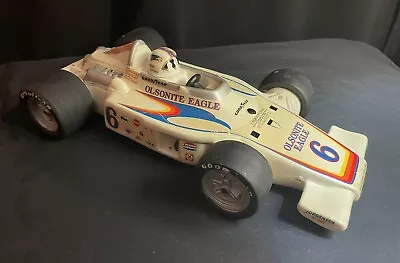 Vintage 1973 Racing Olsonite Eagle Bobbie Unser Race Car Decanter • $65