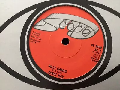 Janet Kay Silly Games 7 Inch Vinyl Single Record • £8