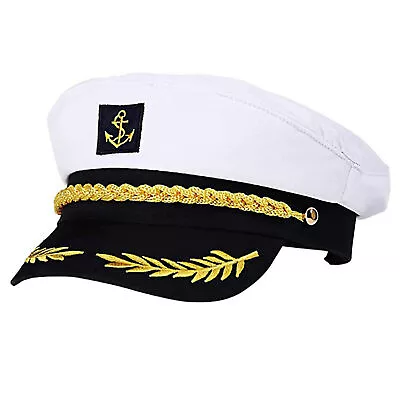 Captain's Hat Yachting Admiral Sailor Sailing Skipper Fishing Cap • $12.89