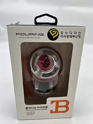 Fouring Platinum Power Handle ~ Car Steering Wheel Spinner Knob Red New In Box • $24.99