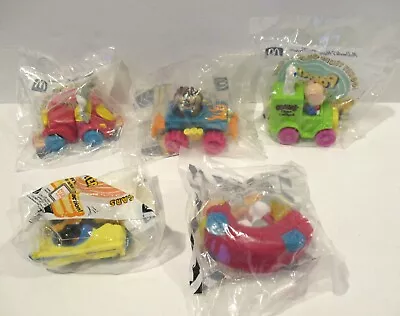 1993 McDonald's Looney Tunes Quack Up Cars  Set 4 + Under-3 Happy Meal New  Bugs • $8.99