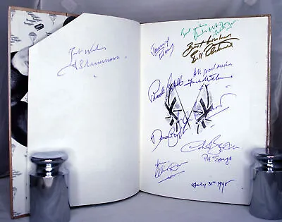 Cast Signed Book - Dad's Army: The Defence Of A Front Etc. ABLEMAN (HB 1989) • £150