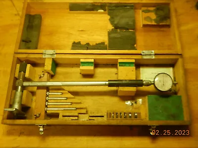 Older Mitutoyo Dial Bore Gauge Gage With Case And Anvils Machinist Tool • $299.99