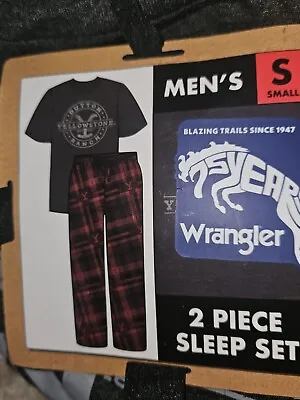 2 Pc Yellowstone Dutton Ranch PJ Pajama Set Men's Small Buffalo Plaid New  • $9.99