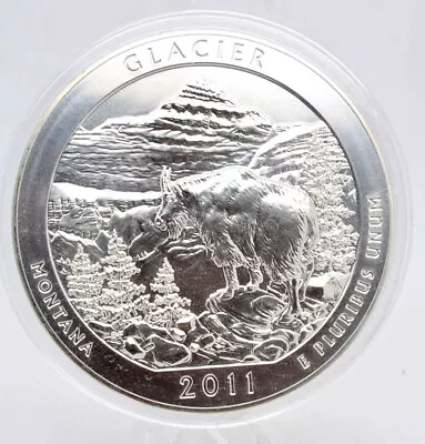 5oz Silver USA Quarter Montana 2011 ATB Glacier Storage Clearance • $191.49