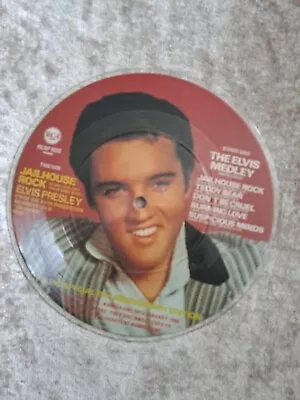 ELVIS PRESLEY. British 7 Inch Picture Disc Single. The Elvis Medley • $6.22