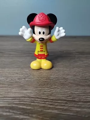 Disney Jr Mickey Mouse Clubhouse Firefighter Figure 3  With Standard Mickey • $4.46