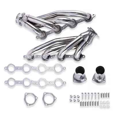 Shorty Stainless Steel Headers For Chevy LS Chevelle Camaro Nova C-10 Truck • $89