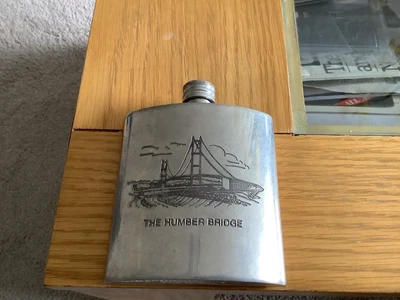 £6.99 • Buy Hip Flask. Spirit Flask. Sheffield Pewter. ‘The Humber Bridge’ 