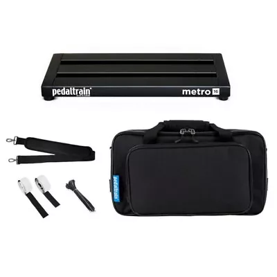 New Pedaltrain Metro 16 Guitar Effects Pedal Board With Soft Case • $89.99