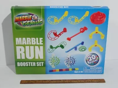 Factory Sealed NEW - Marble Genius Marble Run Booster Set - 20 Pieces Total • $19.99