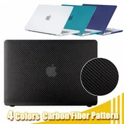 Carbon Fiber Case For Macbook Pro 13 14 16 Air 13 Protective Cover A2485 A2780 • $40.14