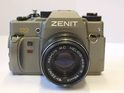 Zenit 122 GREY 50 Years Special Ed. + Zenit 58mm F2 Helios-44M-6 M4 Helios M42 • £149