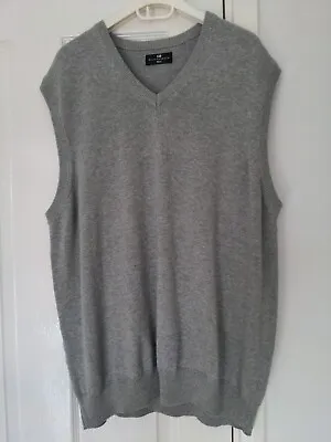 M&s  Grey Sleeveless Jumper  - Size Xl • £14