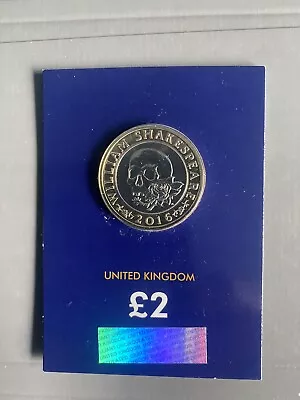£12.99 • Buy £2 Coin Shakespeare Skull BUNC