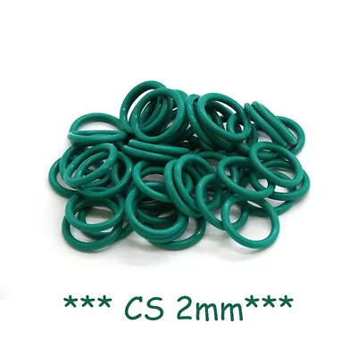 O Rings - Nitrile 20mm Cross Section (FKM) O-Rings Green Rubber Metric • £1.55