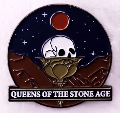 Queens Of The Stone Age QOTSA Metal Enamel Pin Badge • £8.95