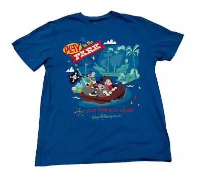 Walt Disney World Play In The Park Mickey Pirate Shirt • $60.95