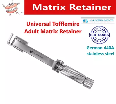 Dental Universal Tofflemire Retainer Adult Matrix Retainer - J&J Instruments • $24.88