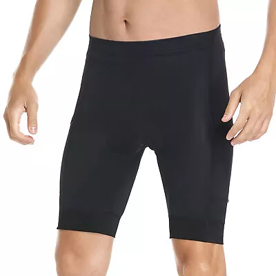 Men Cycling Shorts Padded Bike Shorts With 3 Pockets Breathable  E5E3 • $33.02