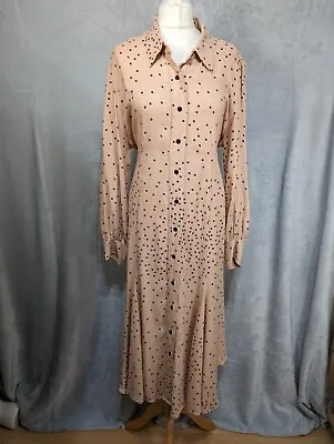£21.96 • Buy Isabella Oliver Ladies Maternity Shirt Dress Pink Size 16 Juniper Polka Dot