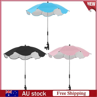 $19.99 • Buy Universal UV Protection Baby Pram Umbrella Waterproof Stroller Sunshade Parasol