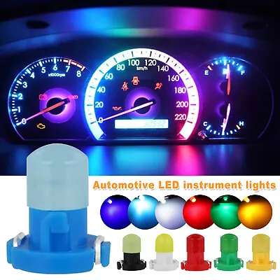 10/20pcs T3 Neo Wedge LED Instrument Cluster Dash Panel Climate Light Bulbs • $9.99
