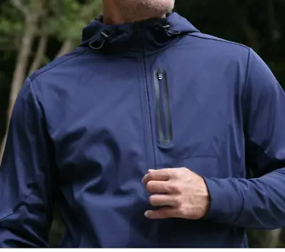 Mondetta Men's Outdoor Project Full Zip Jacket Hooded Wind Water Resistant L • $16