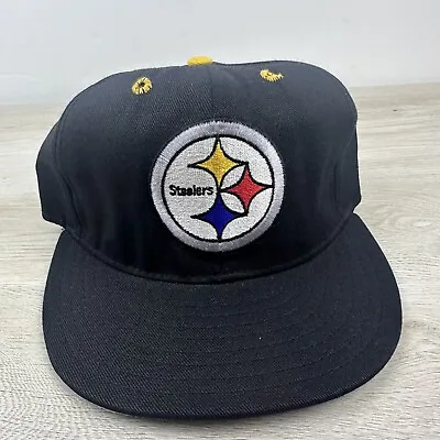 Pittsburgh Steelers 6 5/8 Hat NFL Black Hat Vintage Pittsburgh Steelers Hat • $4.50