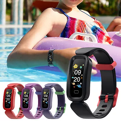 Kid Smart Watch Bracelet Wristband Fitbit Style Activity Tracker For IOS Android • $43.99